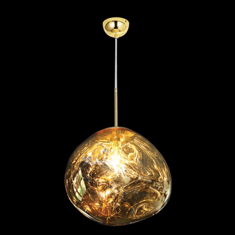K.Light Large Chrome Molten Pendant – view 3