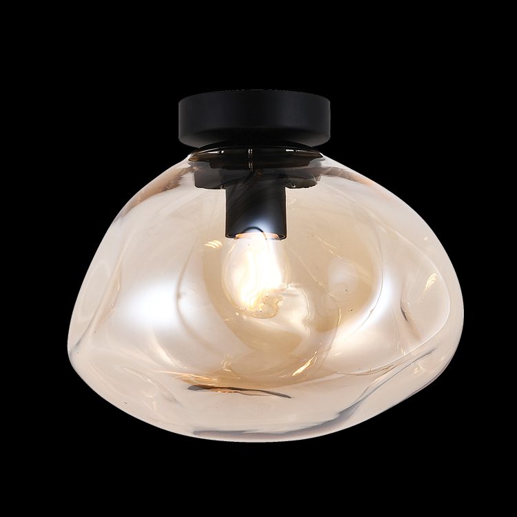 K.Light Large Glass Molten Ceiling Light – main view