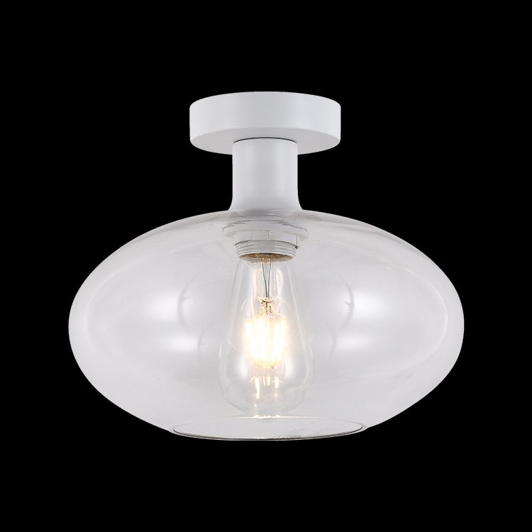 K.Light Large Glass Orb Ceiling Light – view 2
