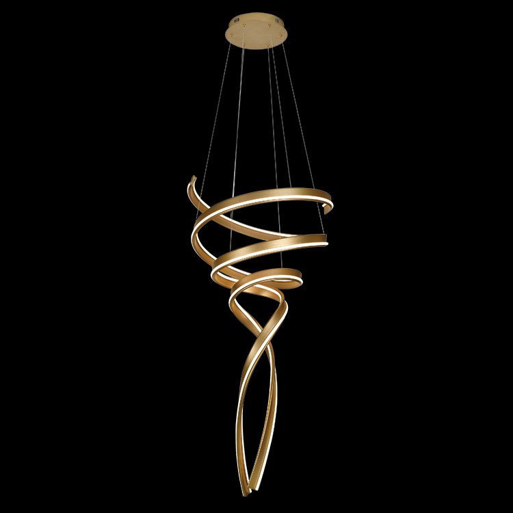 K.Light LED Black Swan Pendant – view 2