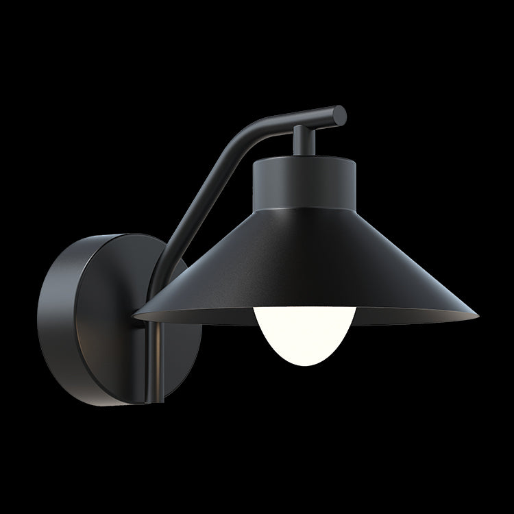 K.Light LED Cottage Aluminium & Acrylic Wall Light Black – main view