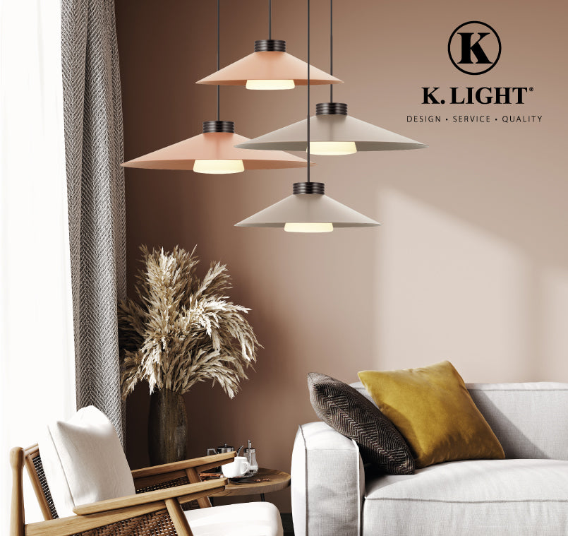 K.Light LED Medium Brick Metal Pendant – view 2