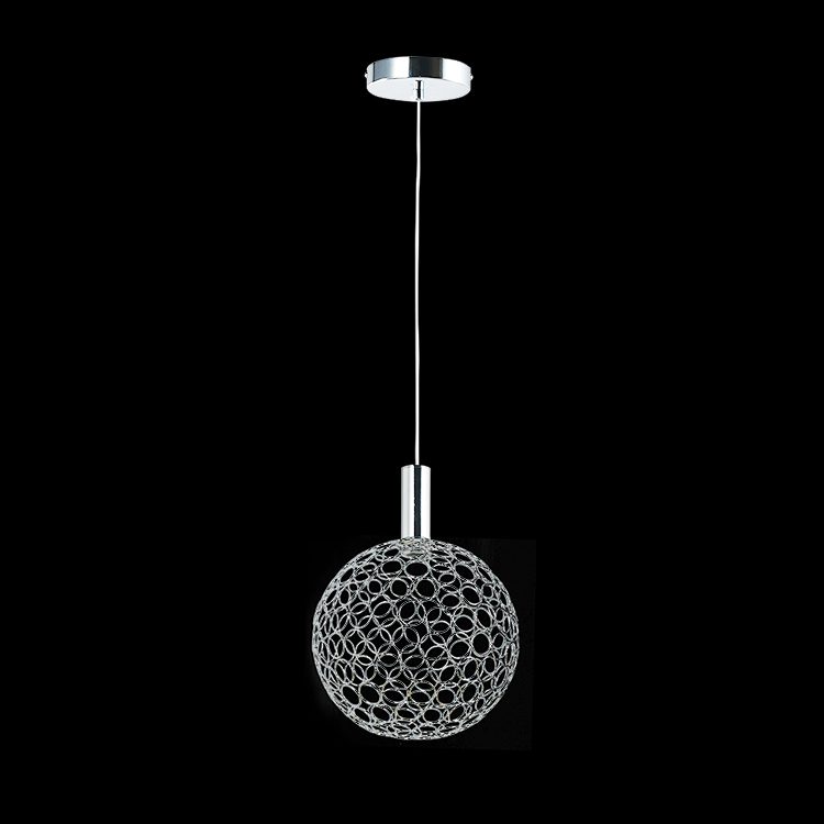K.Light LED Medium Round Metal Ring Pendant – view 2