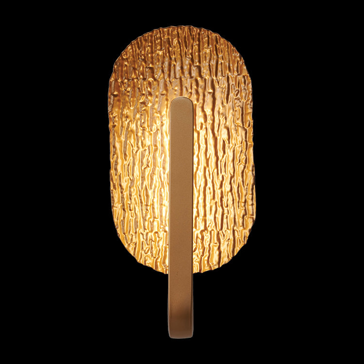 K.Light LED Oval Golden Leaf Wall Light – main view