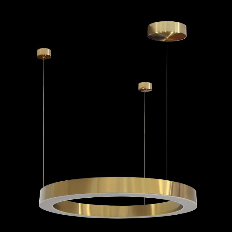 K.Light LED SMD 50cm Black Halo Pendant – view 4