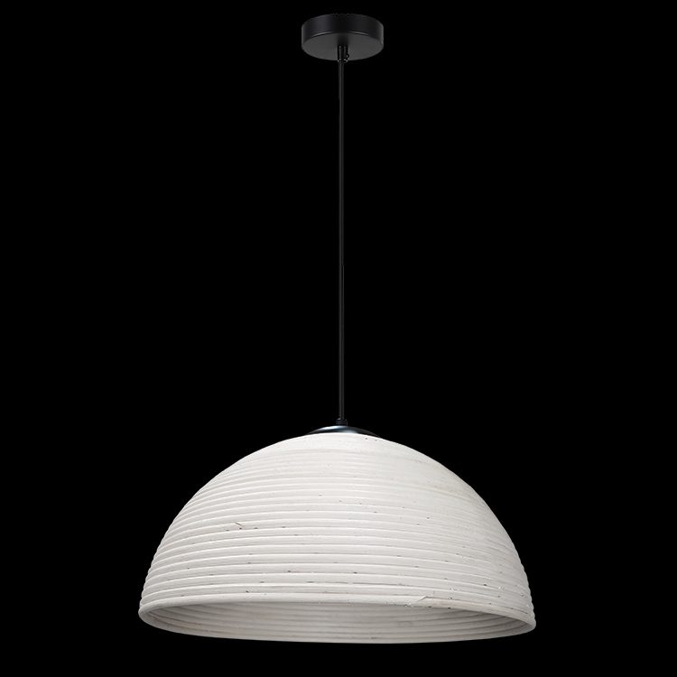 K.Light Medium Rattan Tube Pendant – main view