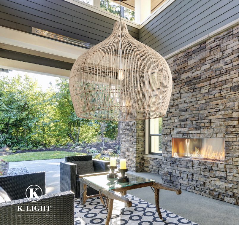 K.Light Rattan Pendant – view 2