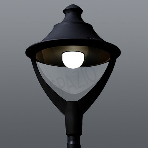 Spazio Beppe 400 - Post Top Black – main view