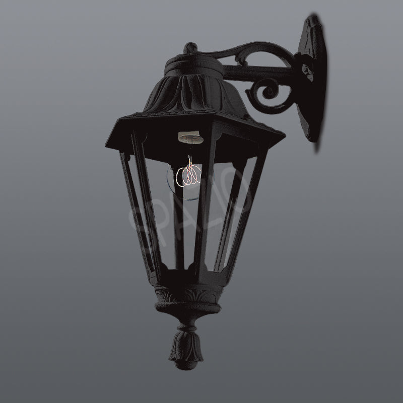 Spazio Bisso/Rut Black Outdoor Ceiling Light – view 2