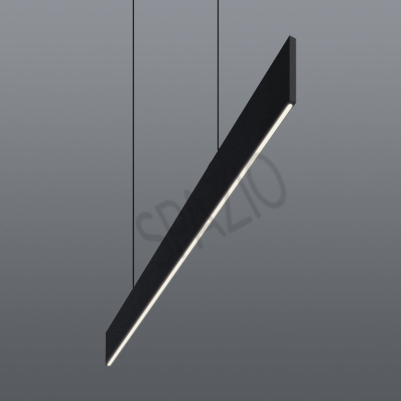 Spazio Blade Sand Black Pendant Light – main view