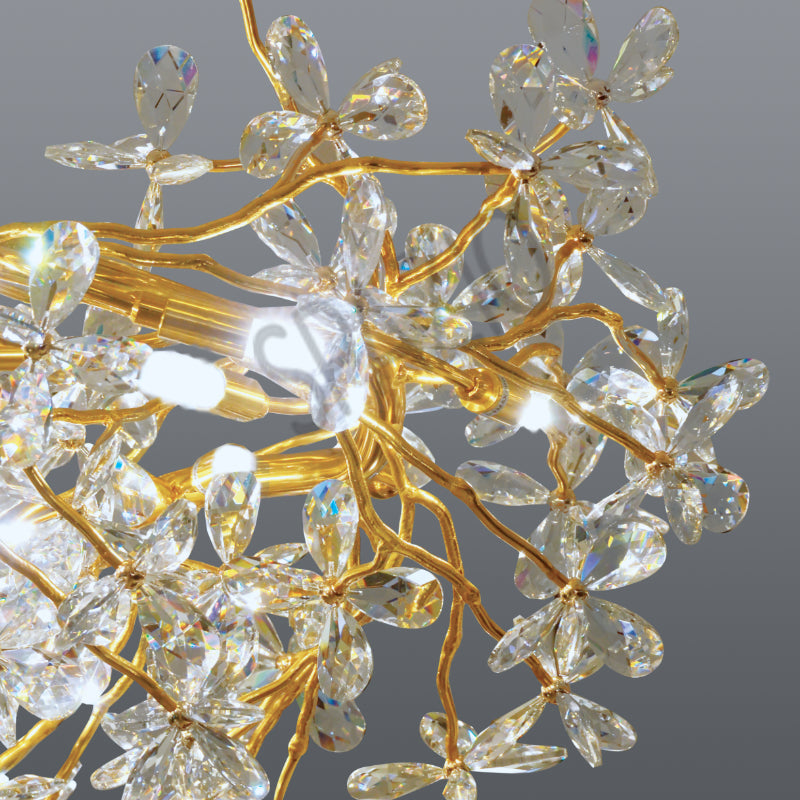 Spazio Firenze 1 Champagne Pendant Light – main view