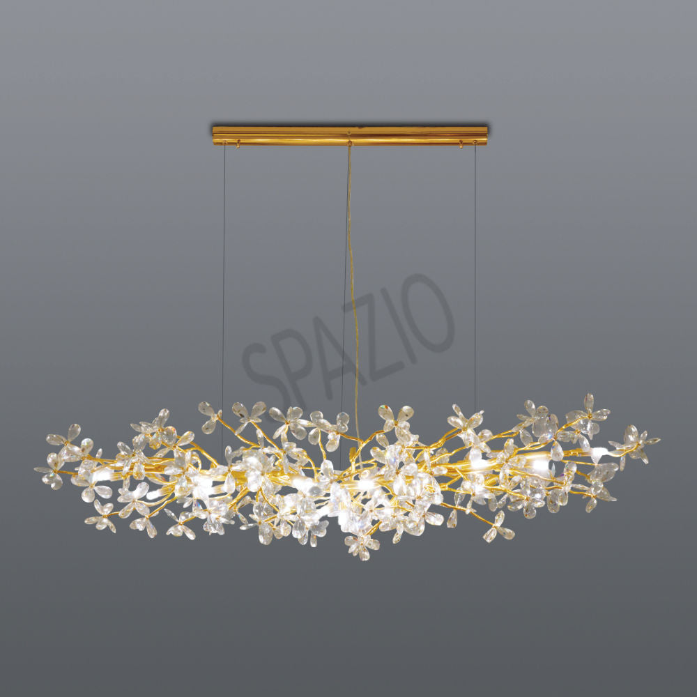 Spazio Firenze 2 Champagne Pendant Light – view 2