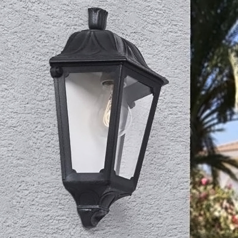 Spazio Iesse Black Outdoor Ceiling Light – view 2