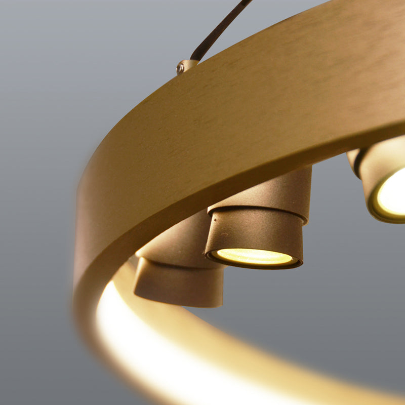 Spazio Monaco Black & Gold Pendant Light – view 2
