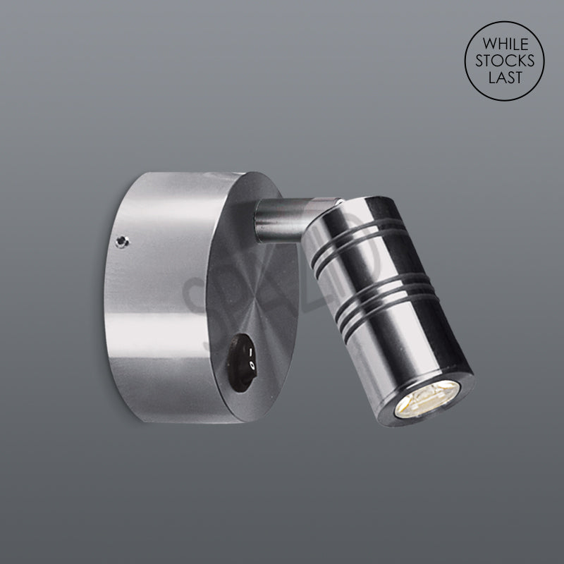 Spazio Nora Compact Black Wall Light – view 2
