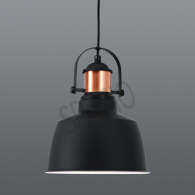 Spazio Nordic Black/ Copper Pendant Light – main view