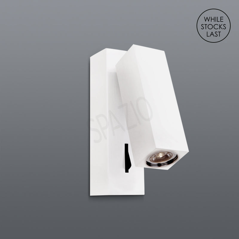 Spazio Prima Matt Black Wall Light – view 2