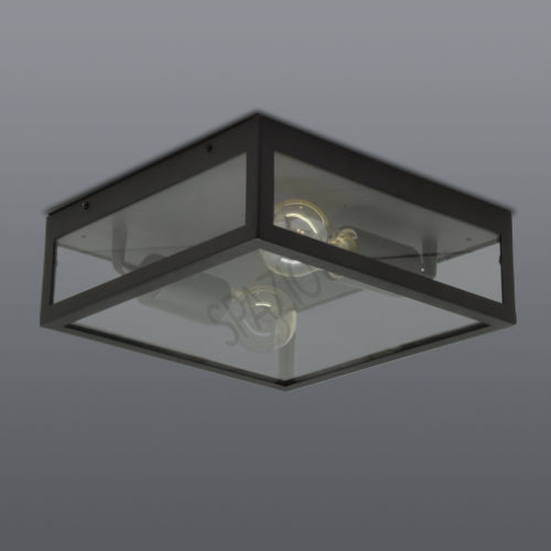 Spazio Rubik Ceiling Black – main view