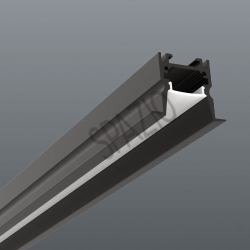 Spazio Shadow Profile - Recessed Black – main view