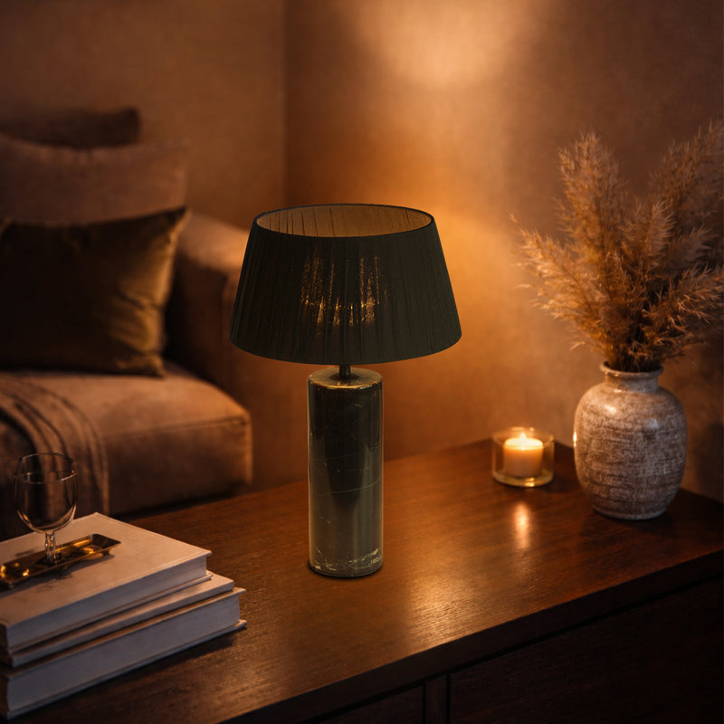 Spazio Stilos Black / Black Marble Table Lamp – view 2