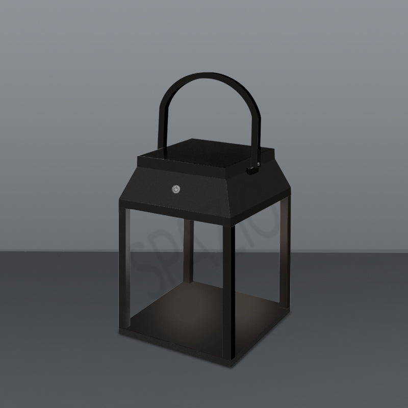 Spazio Sunlume Black Outdoor Wall Light – main view