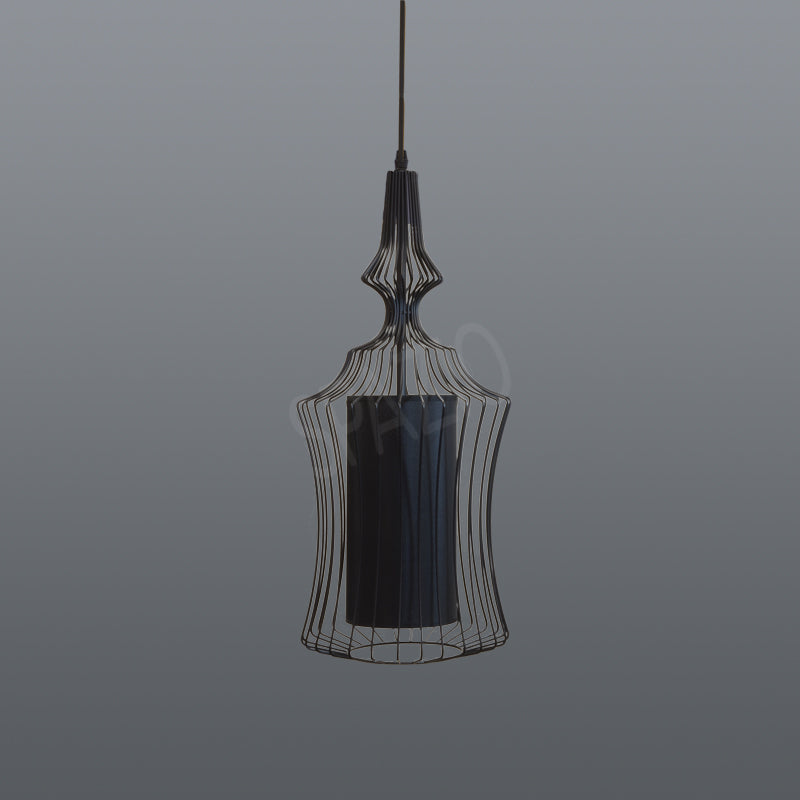 Spazio Tokyo 1 Black Pendant Light – main view
