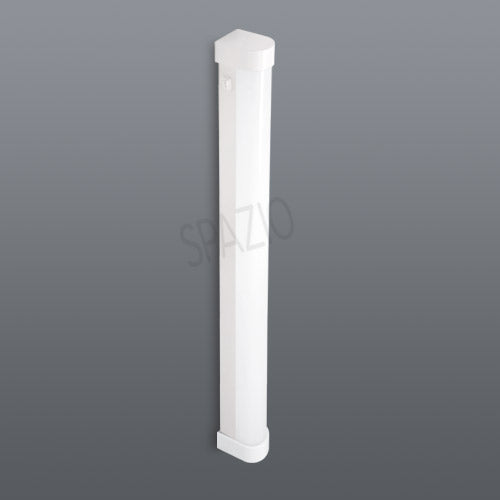 Spazio Vanity Round White Wall Light – main view